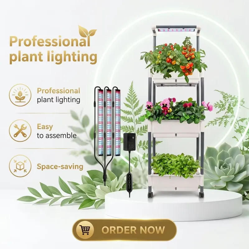 Urban Farming Hydroponic System - Professionele slimme app-gestuurde binnenplantenkit - WiFi-beheerd
